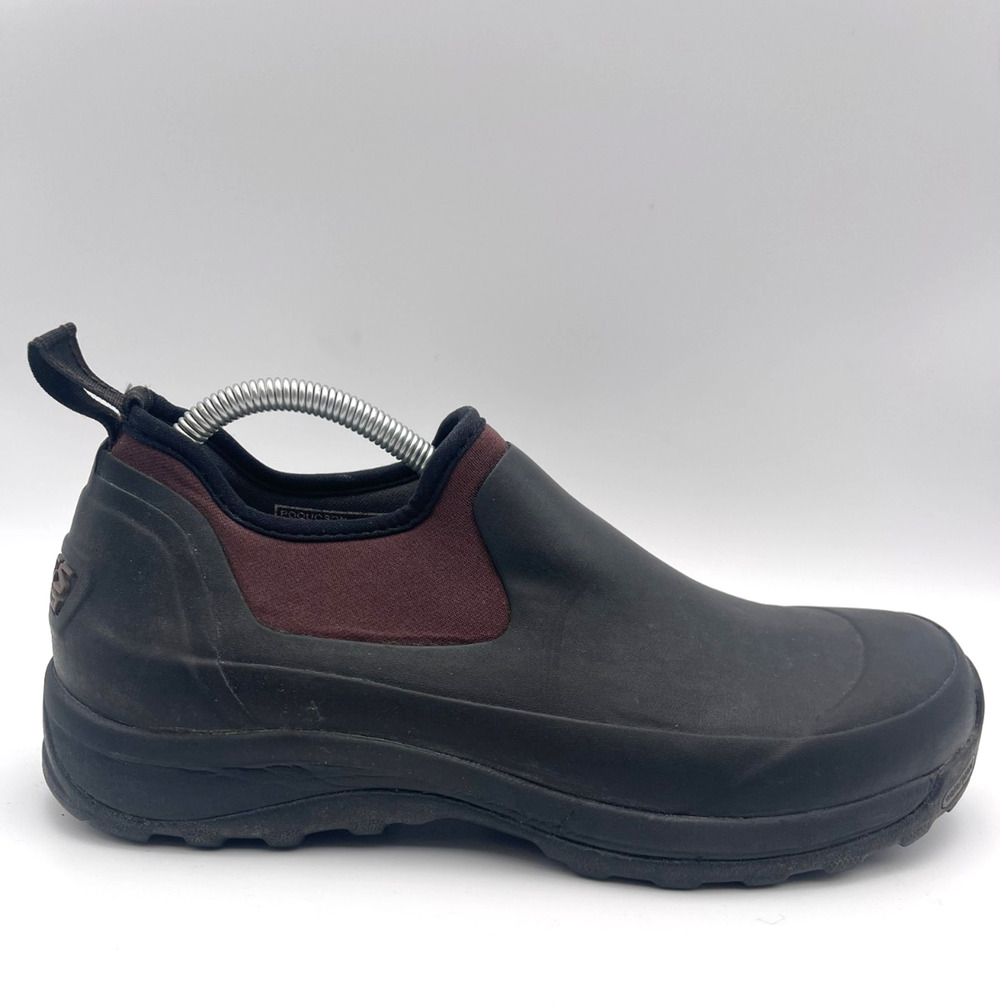 BOGS Men’s Size 9 Brown Ankle Rain Boots Waterproof Rubber Neoprene